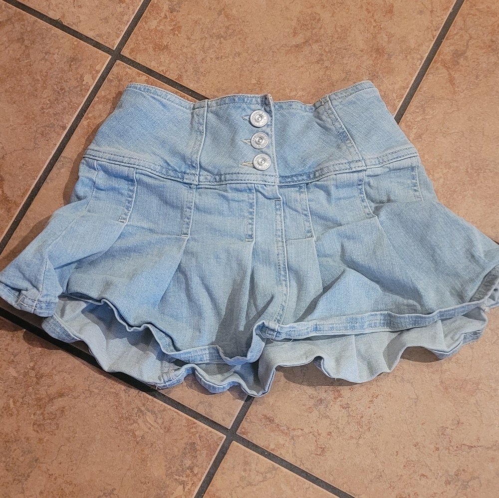 Jean Short Skirt!